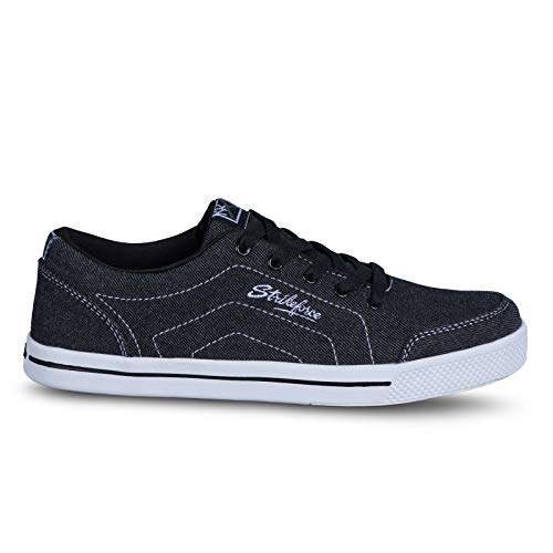KR Strikeforce Strikeforce Laguna Black/Denim Women's Size 9 Bowling Shoe with FlexSlide Technology for Right or Left Handed Bowlers - Image 2