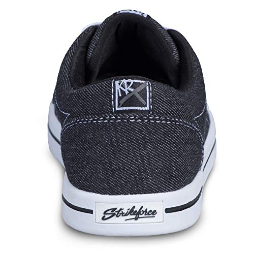 KR Strikeforce Strikeforce Laguna Black/Denim Women's Size 9 Bowling Shoe with FlexSlide Technology for Right or Left Handed Bowlers - Image 5