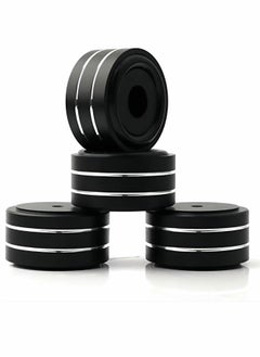Excefore Speaker Foot Pads, 4Pcs 40x20mm Speaker Isolation Feet Speaker Spike Pads with Non-Slip Rubber Rings for Audio, Speakers, Subwoofers, Home Theater, Turntable DAC Feet Pad  - Image 1