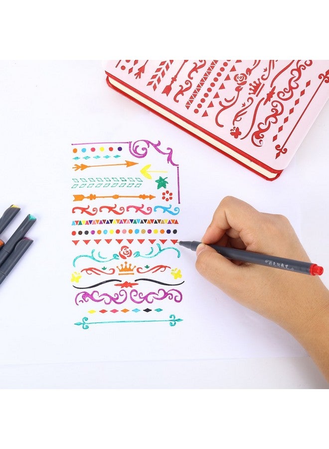 iBayam Journal Planner Pens Colored Pens Fine Point Markers Fine Tip Drawing Pens Fineliner Pen For Bullet Journaling Writing Note Taking Calendar Coloring Art Office School Supplies18Pack  - Image 4