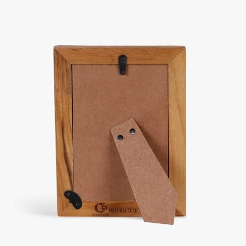 Casa Decor CASADECOR Wooden Sylvan Geometrical Photo Frame 4x6 | Handcrafted Table Top Picture Frame for Home & Office Decor | Standing Photo Frame Gift for Couples, Family & Valentine’s Day - Image 5