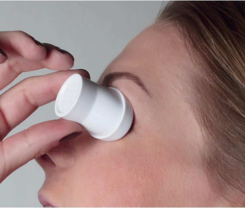 Flents Eye Wash Cup Reusable White Plastic Eye Rinse Aid for Cleaning Dirt Loose Eyelashes and Irritants Gentle Eye Care Solution Durable Plastic Design Ideal for Home Use - Image 2