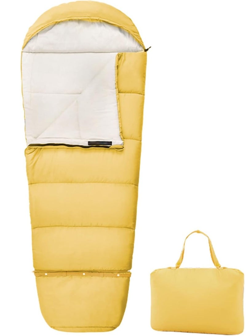 Lightweight Camping Sleeping Bag for Kids, Boys, Girls, Teens - Portable, Waterproof, with Compression Sack for Hiking and Camping  - Image 1