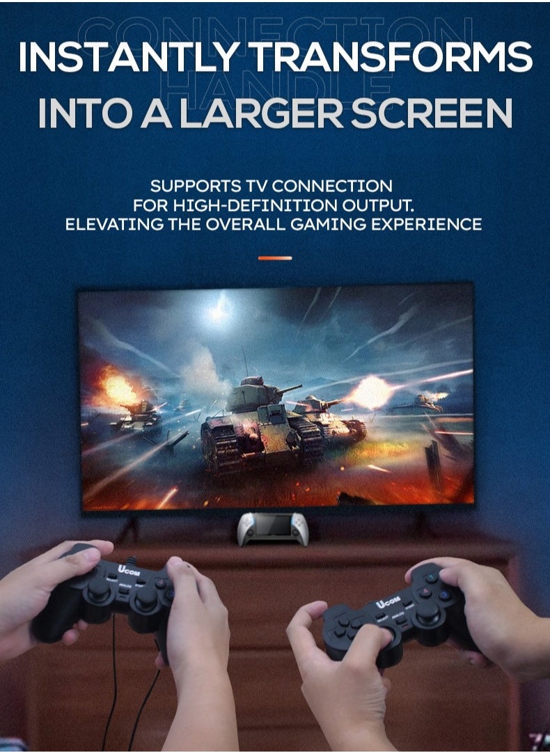 M MIAOYAN - تدعم وحدة الألعاب المحمولة PROJECT X الجديدة إخراج PS1 arcade عالي الدقة للمعارك متعددة اللاعبين، مع توفر مجموعة واسعة من الألعاب - Image 1