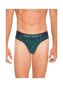Jockey FP22 Men Super Combed Cotton Elastane Stretch Printed Brief with Ultra soft Waistband
