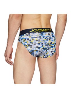 JOCKEY Jockey FP22 Men Super Combed Cotton Elastane Stretch Printed Brief with Ultra soft Waistband  - Image 2