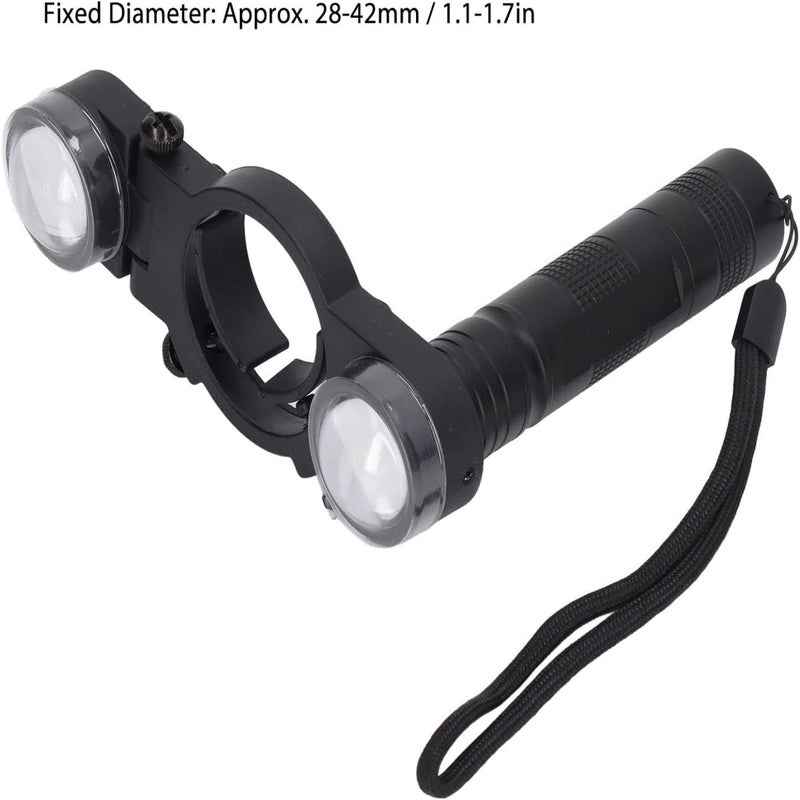 Paint gun light General car spray gun fill light with 3-level brightness adjustable LED paint gun Black - Image 2