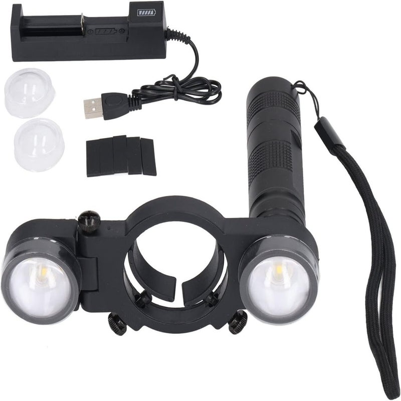 Paint gun light General car spray gun fill light with 3-level brightness adjustable LED paint gun Black - Image 4