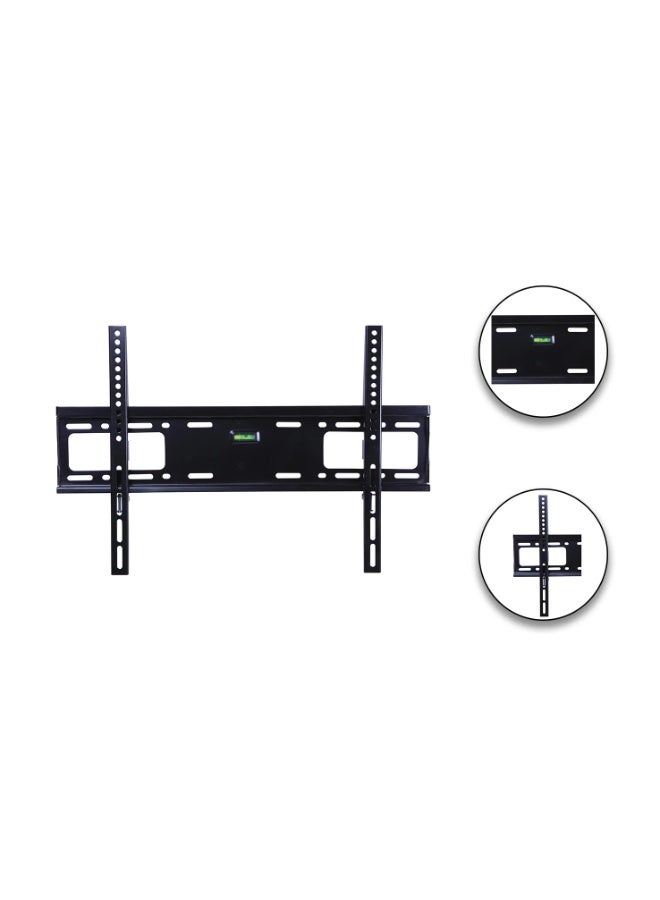 Fixed TV Wall Mount Bracket for 37–80 Inch TVs | Ultra Slim Low Profile Wall Mount | VESA 600×400 mm | Supports Up to 70 kg | Heavy-Duty Steel | Black - Image 2