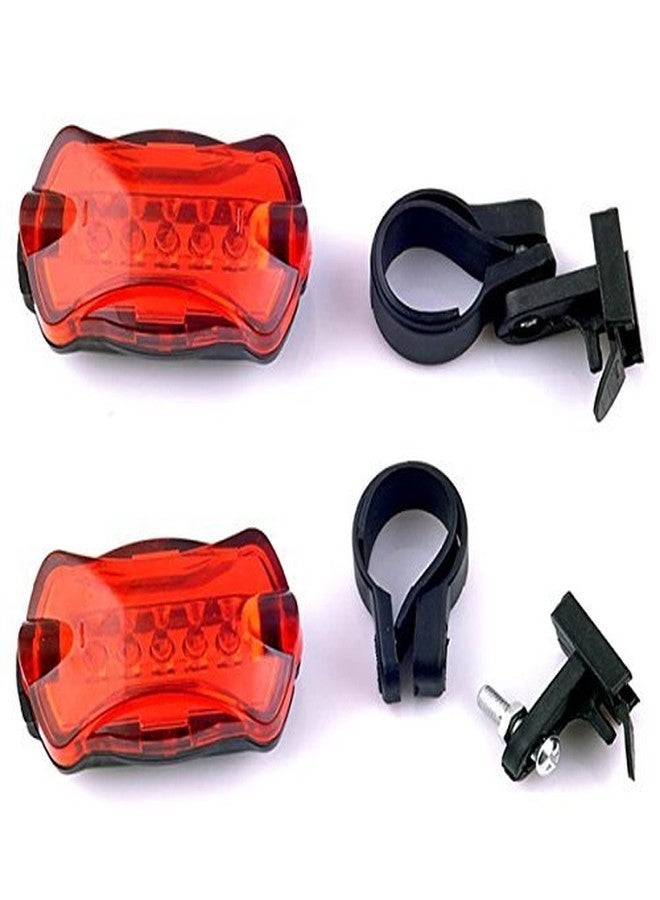 Lista 6-Mode 5-LED Bike Bicycle Safety Flash Rear Light Lamp - Image 4