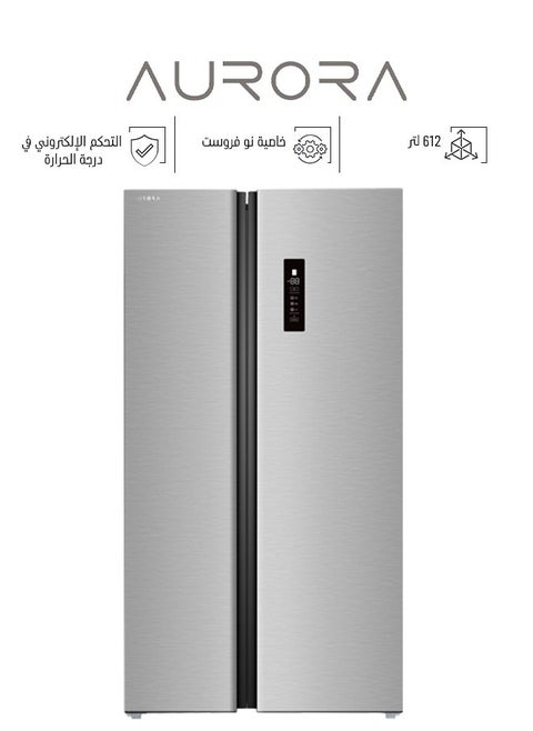 ثلاجة جنبًا إلى جنب - لون اينوكس - نو فروست - AR-840SNFT