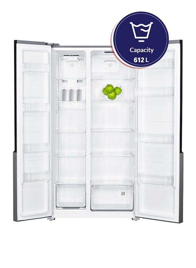 AURORA - Side by side refrigerator - Inox color - no frost - AR-840SNFT - Image 1