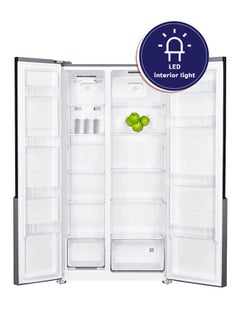 AURORA Side by side refrigerator - Inox color - no frost - AR-840SNFT  - Image 2