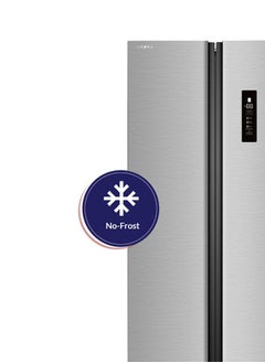 AURORA Side by side refrigerator - Inox color - no frost - AR-840SNFT  - Image 5