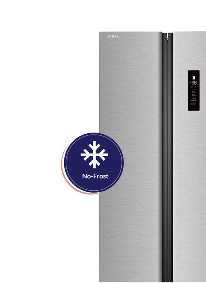 AURORA - Side by side refrigerator - Inox color - no frost - AR-840SNFT - Image 1