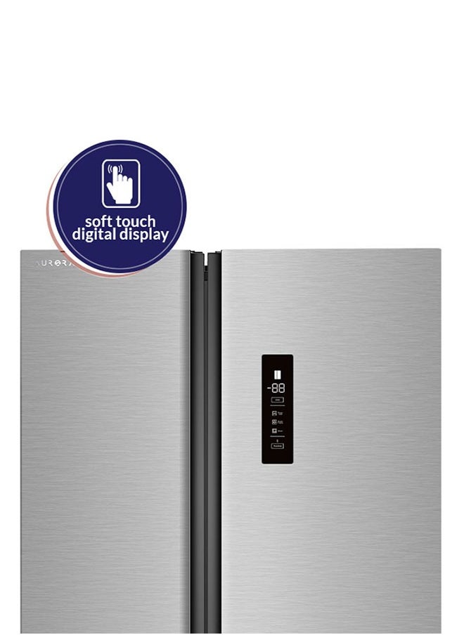 AURORA - Side by side refrigerator - Inox color - no frost - AR-840SNFT - Image 1