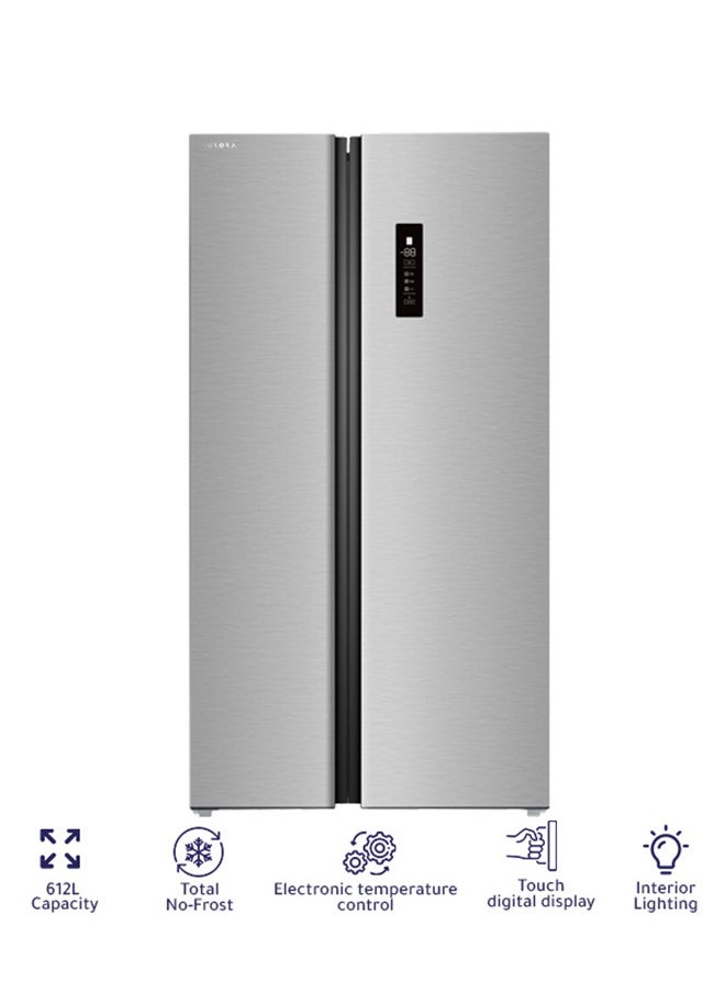 AURORA - Side by side refrigerator - Inox color - no frost - AR-840SNFT - Image 1