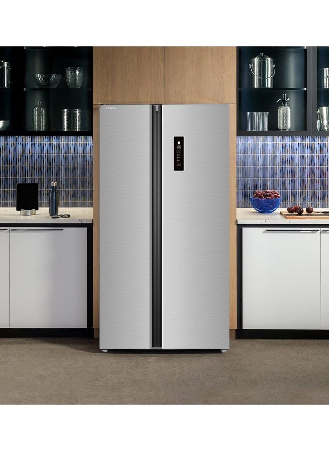 AURORA - Side by side refrigerator - Inox color - no frost - AR-840SNFT - Image 1