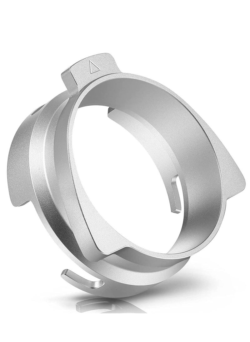 MIBRU Coffee Funnel Ring Stand For Breville Sage 53MM 54MM SIilver  - Image 1