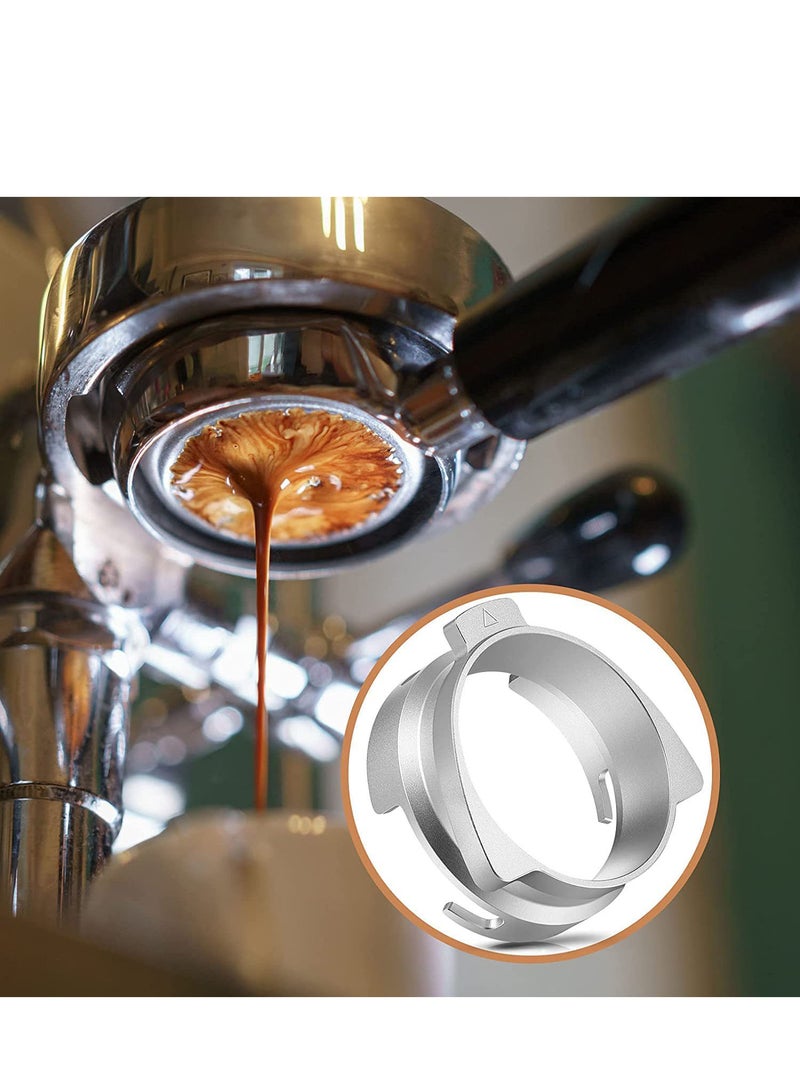 MIBRU Coffee Funnel Ring Stand For Breville Sage 53MM 54MM SIilver  - Image 5