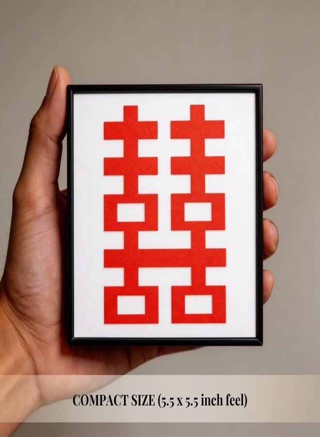 Plus Value Feng Shui Double Happiness Frame for Love, Relationship & Marriage - Image 5