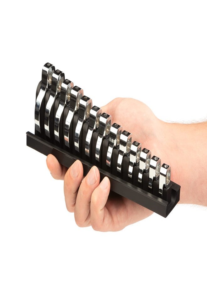 TEKTON 13-Tool 3/8 Inch Drive Crowfoot Wrench Organizer Rack, Black (5/16-1 in.) | ORG26113 | Made in USA - Image 4