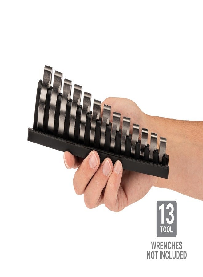 TEKTON 13-Tool 3/8 Inch Drive Crowfoot Wrench Organizer Rack, Black (5/16-1 in.) | ORG26113 | Made in USA - Image 5