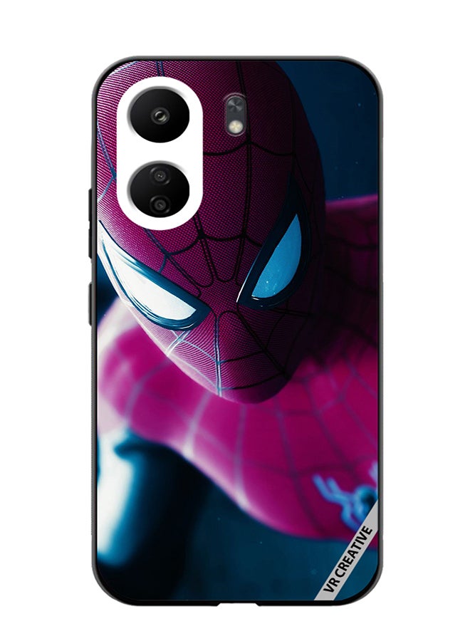 VR CREATIVE Protective Case Cover For Xiaomi Redmi 13C Spiderman Design Multicolour - Image 1