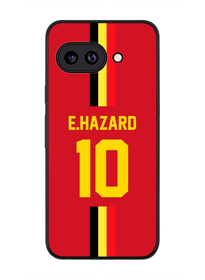 Stylizedd For Google Pixel 9a Case,Slim fit Camera Protection, Shockproof Thin Phone cover  - Football - Belgium,  E.Hazard