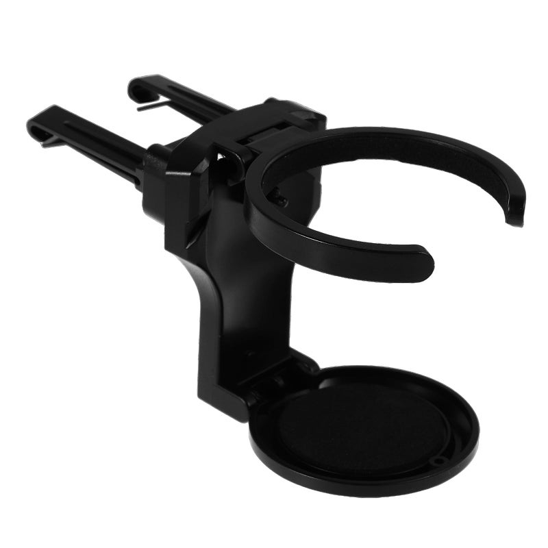 Foldable Car Cup Holder with Ashtray for Air Vent Universal Fit Black - Image 2