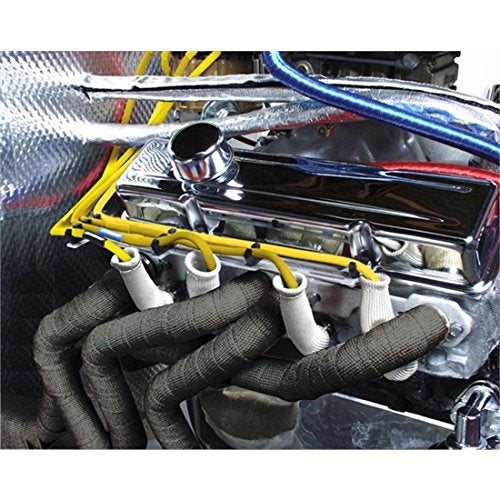 Design Engineering 010119 2" x 25' Pipe Wrap Kit with 4 Locking Ties - Black - Image 5
