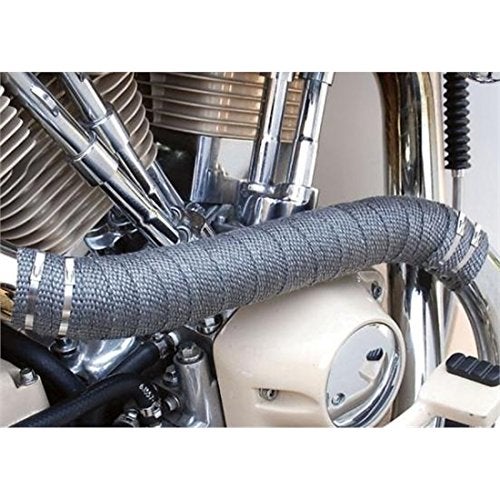 Design Engineering 010119 2" x 25' Pipe Wrap Kit with 4 Locking Ties - Black - Image 4