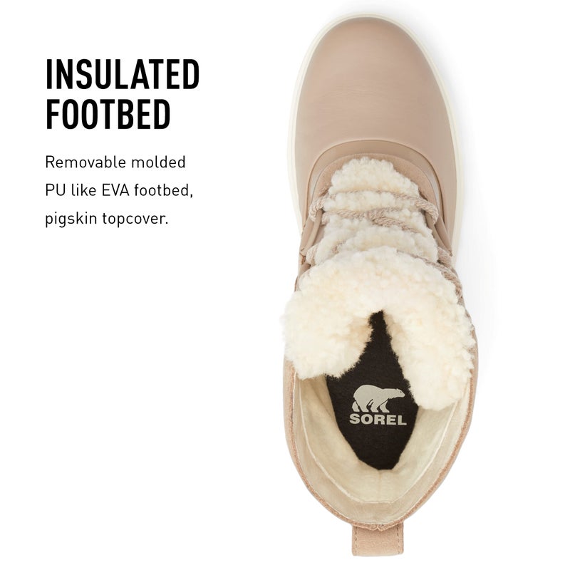 Sorel Women's Joan of Arctic Next Lite Boot â€” Omega Taupe, Fawn â€” Waterproof Leather & Suede Snow Boots â€” Size 8 - Image 5