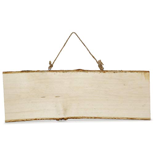 itsy-bitsy Itsy Bitsy- Natural Wood Rectangular Hanging Board L12XW25cm, 1 Pc - Image 2