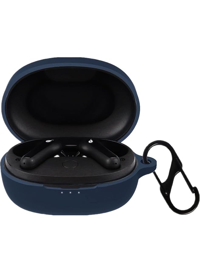 erorex Silicone Carrying Case Compatible With Soundcore Life P2 Mini Portable Scratch Shock Resistant Cover With Carabiner Blue - Image 1