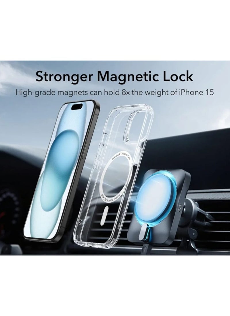 iPhone 15 Plus Clear Magnetic Case with MagSafe Compatibility – Shockproof, Anti-Yellow, Ultra Slim Cover for Wireless Charging - pzsku/ZA1862FCCFE415660329AZ/45/_/1737530618/53358a5b-3501-41e6-9165-17c6e5f752cf