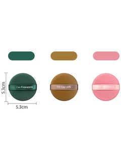 Viedouce Makeup Sponges for Foundation, 3PCS Air Cushion Puff Beauty Puff, Reusable Wet & Dry Makeup Sponge Set for Liquid, Cream, and Powder  - Image 3