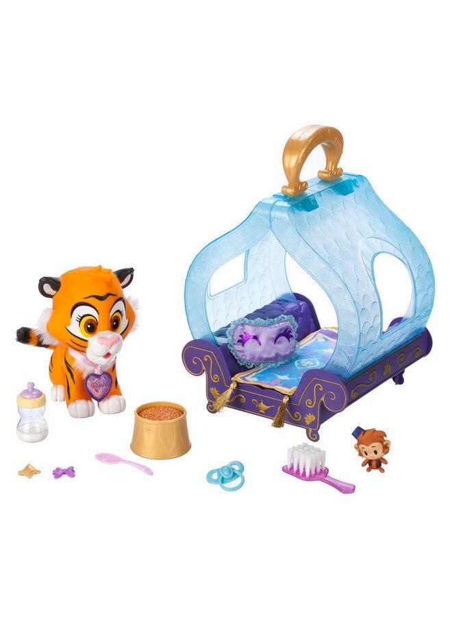 Disney Store Official Princess Pet Play Set - Rajah Tiger Toy Set - Fun Playsets Princess Toys Perfect for Little Kids - Comes with Rajah, Bed, Abu Figure and Magic Carpet. - Image 1