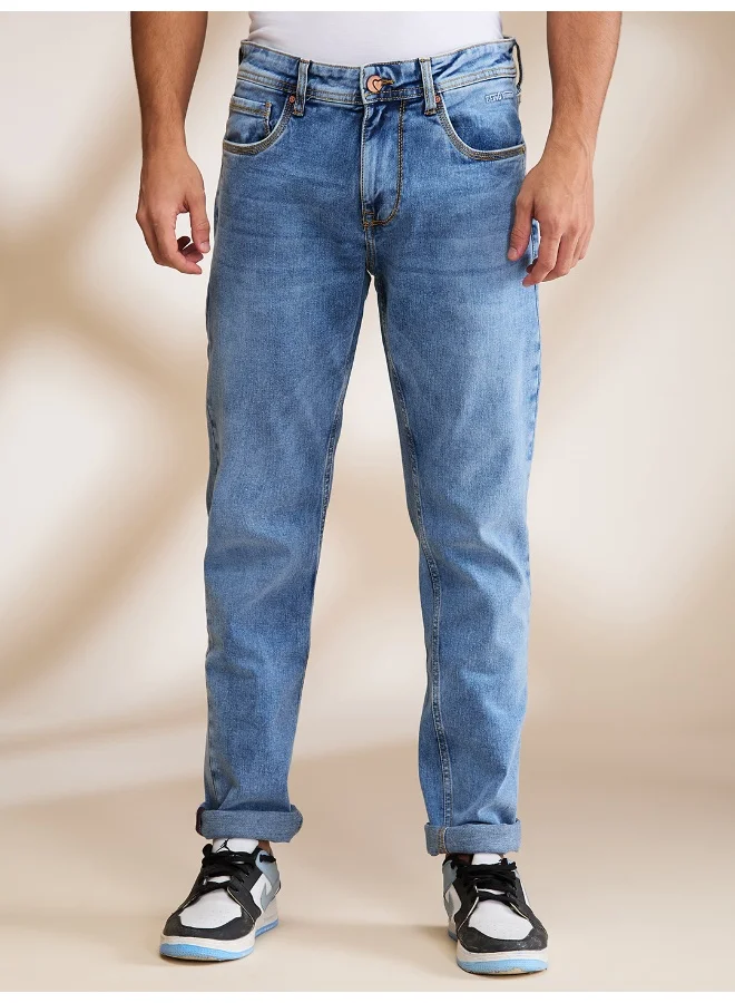 بيينغ هيومان Mens Light Tone Slim Fit Denims