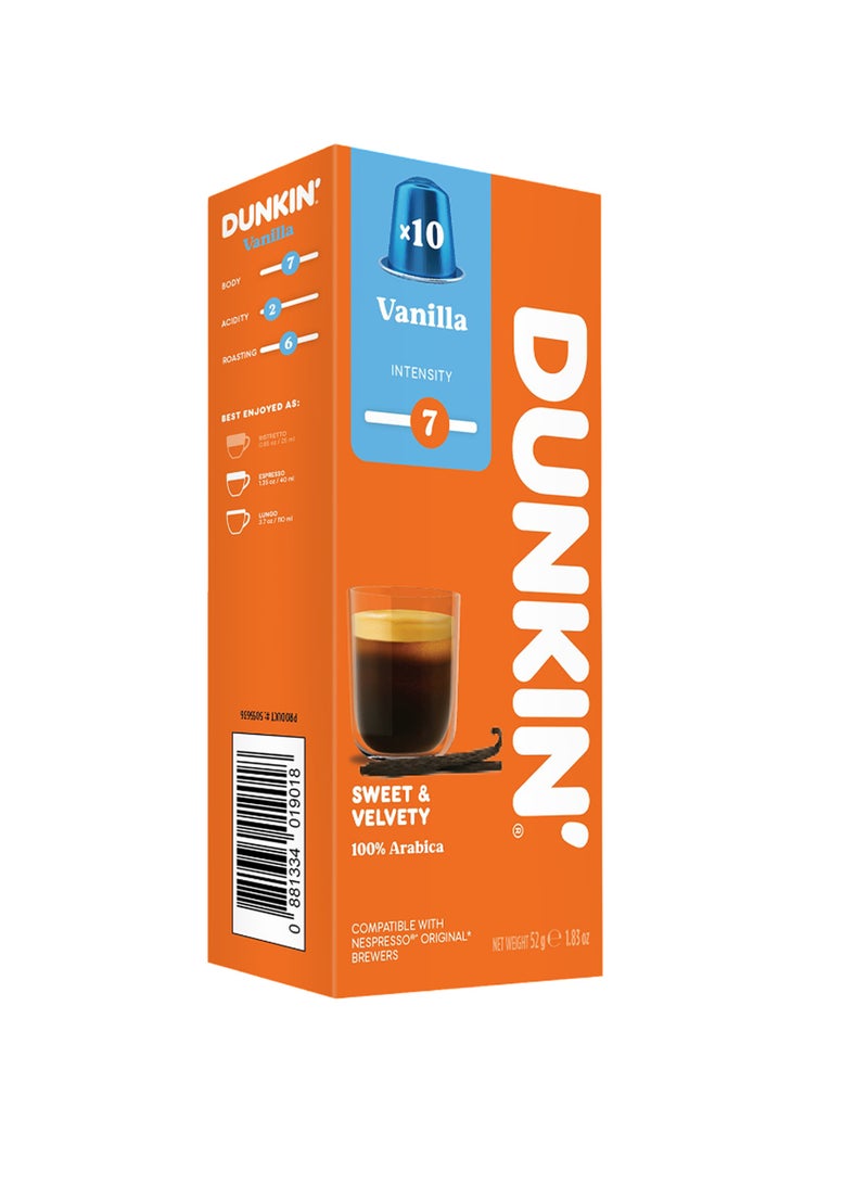 Dunkin Vanilla Coffee Capsules - Image 2