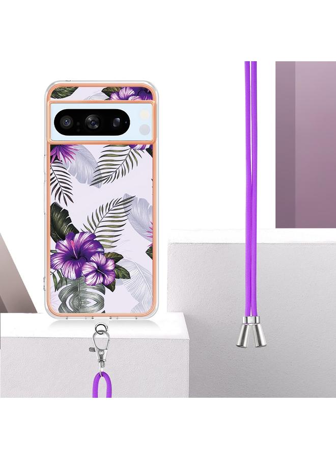 جرين تايجر جراب لهاتف Google Pixel 8 Pro مصنوع من مادة TPU مطلية بالكهرباء مع حبل - Image 2