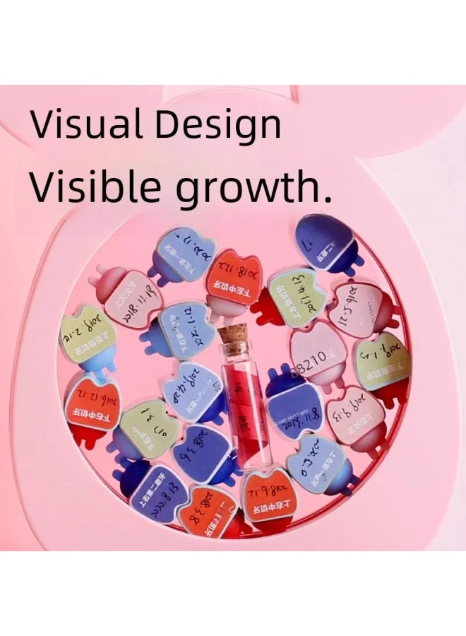 Children Toothpick Box Storage Preservation Fetus Hair Removal Box Replacement Tooth Storage Plastic Material Kids Aged 4-6-Color:T1 Light Mu Powder_Beech Teeth  - Image 2