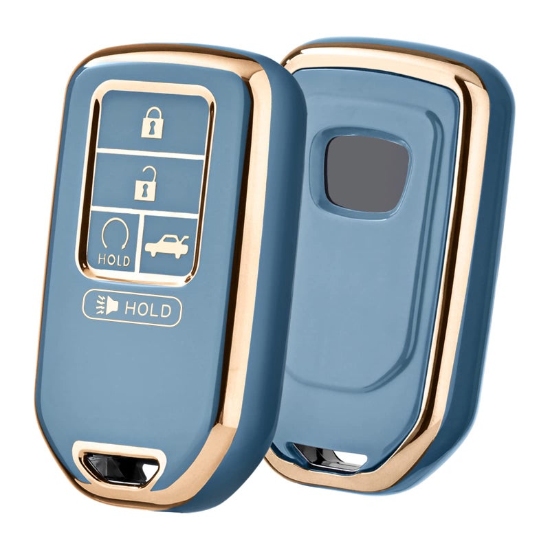 ELOHEI for Honda Key Fob Cover Key Fob Case for 20152021 Honda Accord 20172020 CRV Civic Pilot Odyssey Passport Premium Soft TPU Full Protection Key Shell5 Buttons