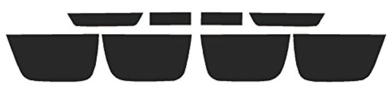 Precut Vinyl Tint Cover for 20102013 Chevrolet Camaro Taillights 20 Dark Smoke