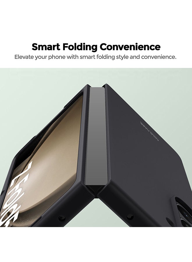 O Ozone Slim Case For Samsung Galaxy Z Fold 5 , [Frosted Feel] Non-Slip Lightweight Full-Body Protective Phone Case Cover for Galaxy Z Fold5 - Black - Image 3