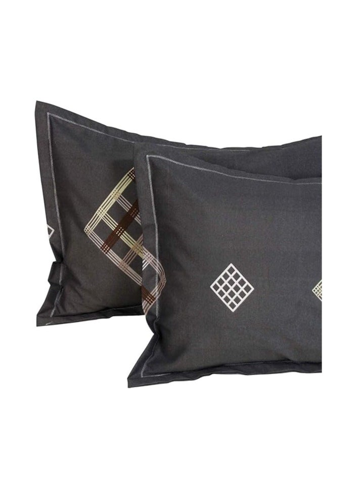 Story at Home - Story at Home Flat Double Bedding Set, Multi-Colour, 225 x 235 cm, CN2024, 3 Pieces - Image 1