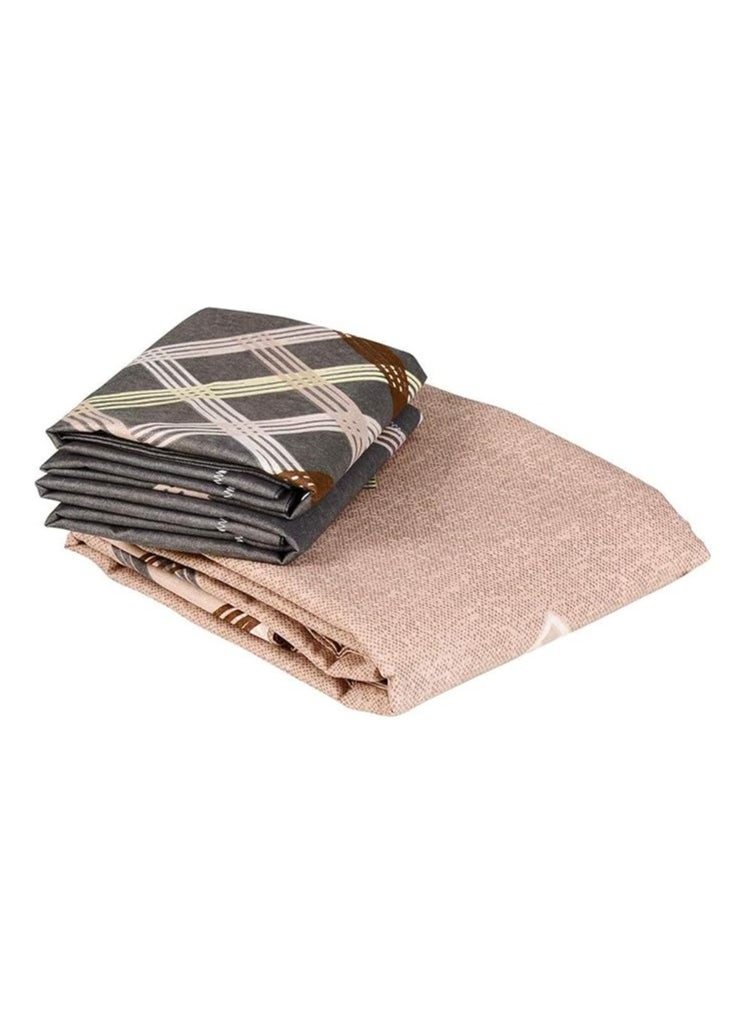 Story at Home - Story at Home Flat Double Bedding Set, Multi-Colour, 225 x 235 cm, CN2024, 3 Pieces - Image 1