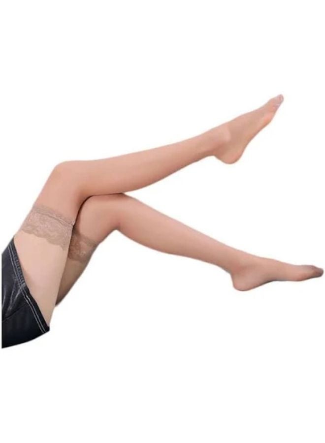 Women's Sheer Thigh-High Stockings  - Image 3