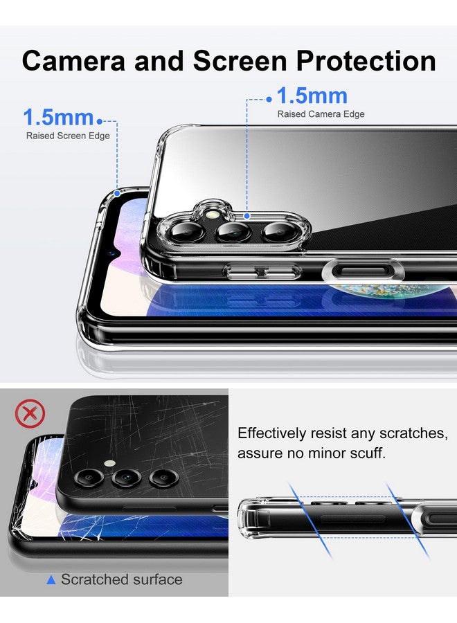 HOOMIL Case for Samsung Galaxy A14 5G, Non-Yellowing, Drop Protection, Anti-Scratch Transparent Hard Back Phone Cover - Crystal Clear - Image 5