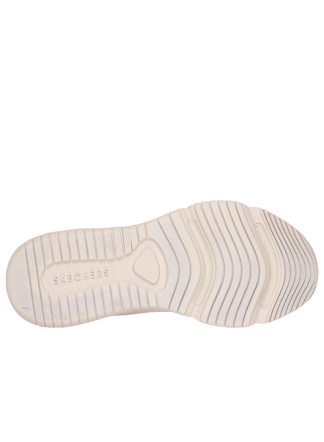 Skechers Uno Evolve Women's Silver Lace-Up Shoes - Image 3